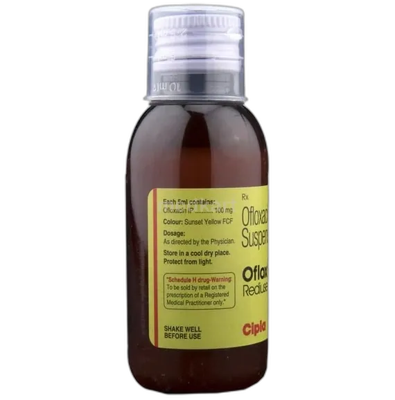 oflox 100 rediuse oral suspension 60 ml